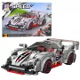 LEAN TOYS Construction Blocks Sports Car Robot 2in1 Gray 363 pcs.