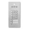 ACO FAM-P-2NPZSACC 2-Family Flush-Mounted Outdoor Entry Panel with RFID Reader and Cipher Lock, Silver
