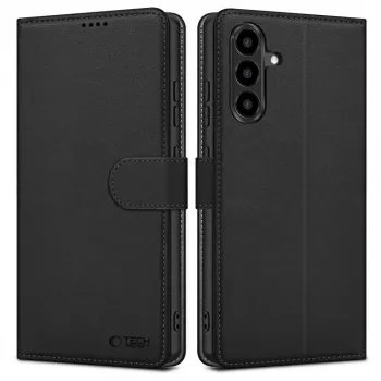 Tech-Protect Wallet Case for Samsung Galaxy A56 5G, Matte Black
