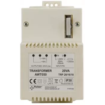Pulsar AWT050 TRP Toroidālais jaudas transformators 20VA 16V/18V
