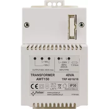 Pulsar AWT150 40VA 16V/18V AC Power Transformer