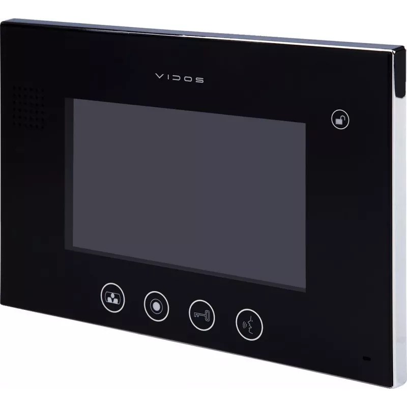 VIDOS M670B 7 collu TFT LCD krāsu monitors durvju ieejas sistēmām