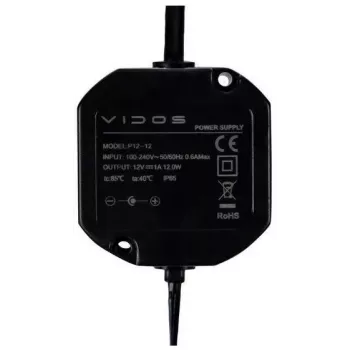 VIDOS P12/12 Barošanas bloks 12V 1.2A DIN sliedei