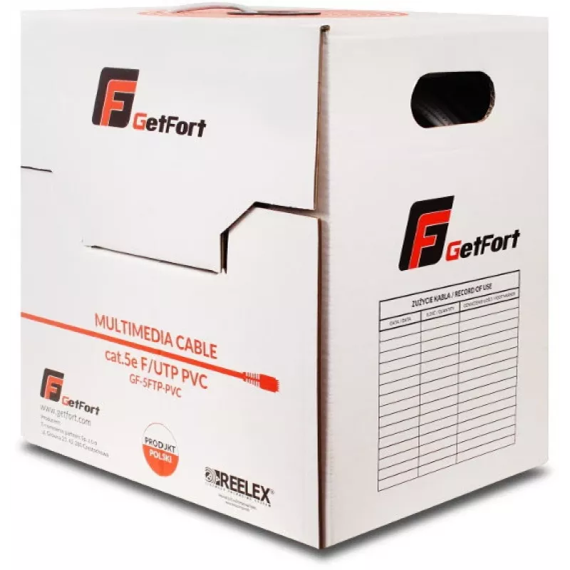 GETFORT Premium Cat.5e F/UTP PVC Network Cable 305m