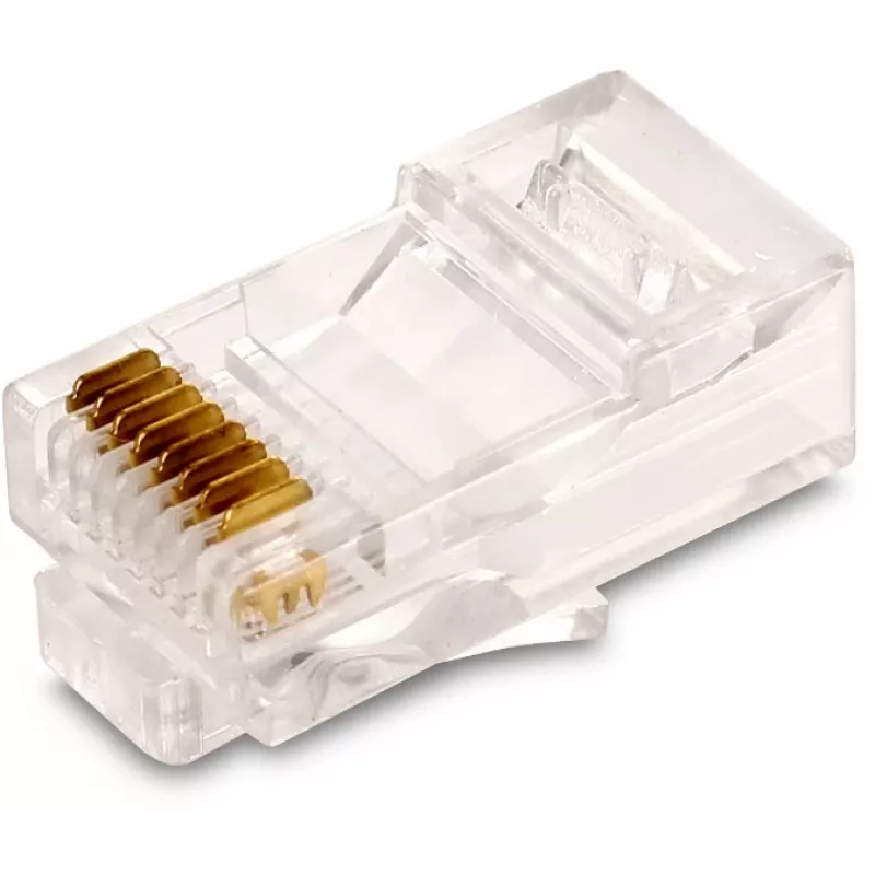 GETFORT RJ45 Cat.5e UTP 8P8C tīkla savienotājs, 100 gab.
