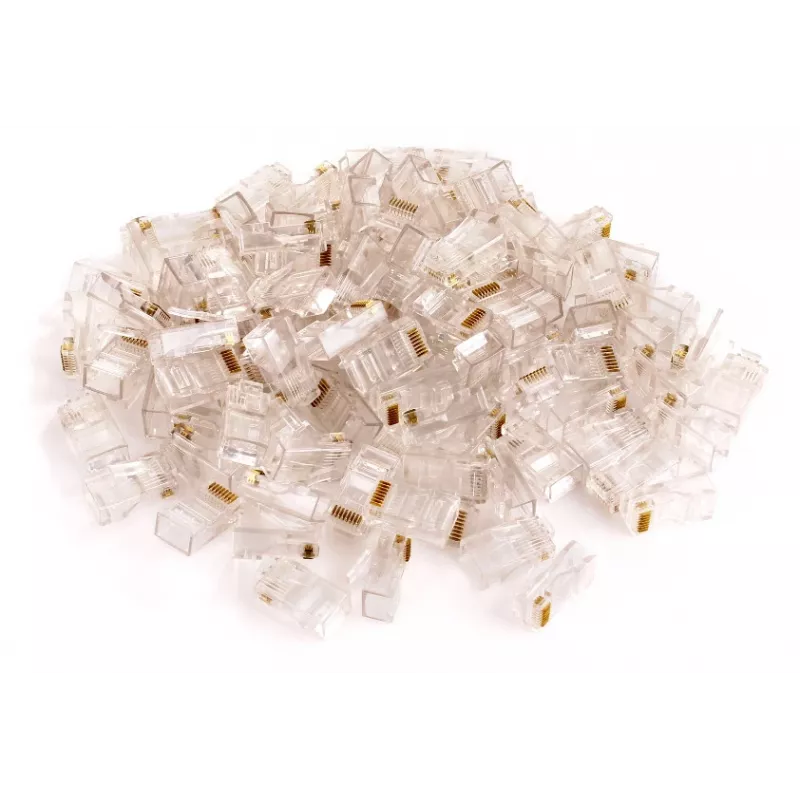 GETFORT RJ45 Cat.5e UTP 8P8C tīkla savienotājs, 100 gab.