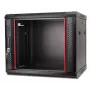 GETFORT CALI 19 inch 9U 600x450 Sienas stiprinājuma skapis Melns