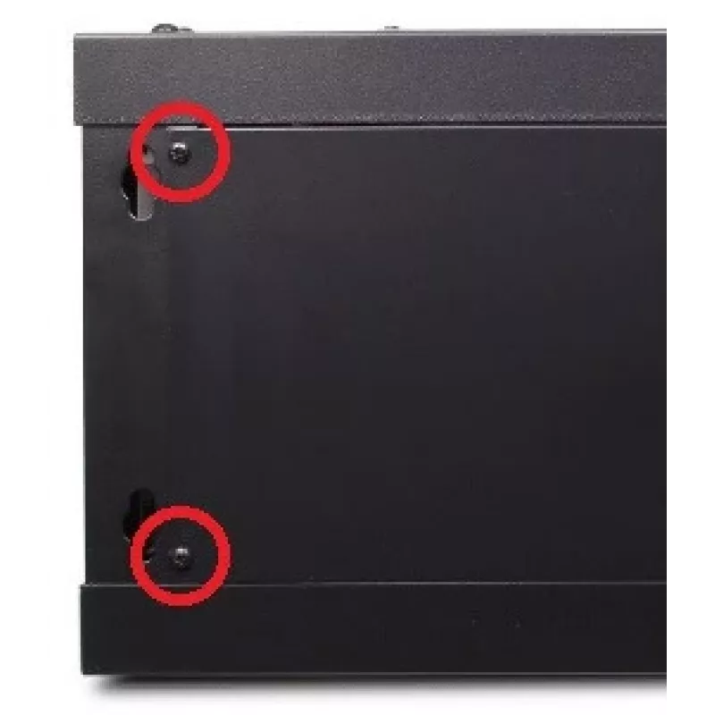 GETFORT 19 inch CALI Sienas Racka Skapis 18U 600x600mm Melns