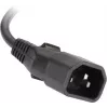 Getfort GF-9R30/IEC 1U 19 collu statīva PDU ar 9x IEC C13 kontaktligzdām, 16A, 3m kabelis, melns