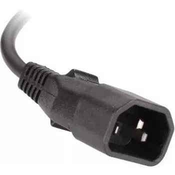 Getfort GF-9R30/IEC 1U 19 collu statīva PDU ar 9x IEC C13 kontaktligzdām, 16A, 3m kabelis, melns