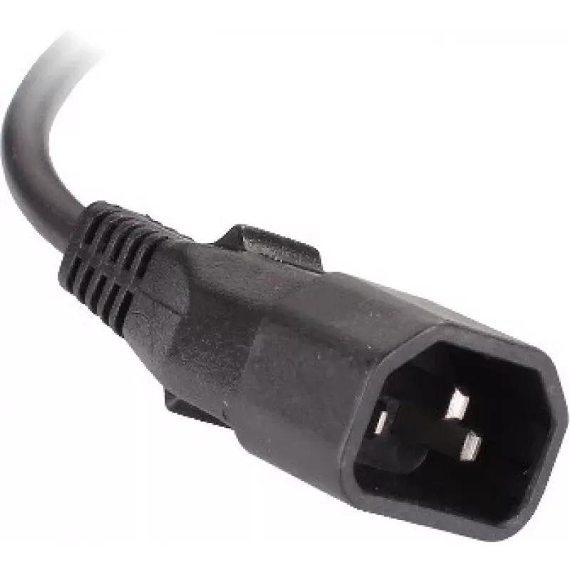 Getfort GF-9R30/IEC 1U 19 collu statīva PDU ar 9x IEC C13 kontaktligzdām, 16A, 3m kabelis, melns