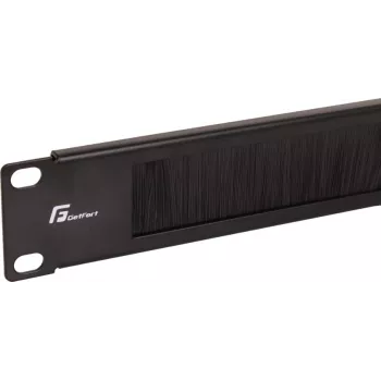 Getfort GF-Brush-RB 1U 19 inch suku panelis skapju statīviem - melns