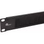 Getfort GF-Brush-RB 1U 19 inch suku panelis skapju statīviem - melns
