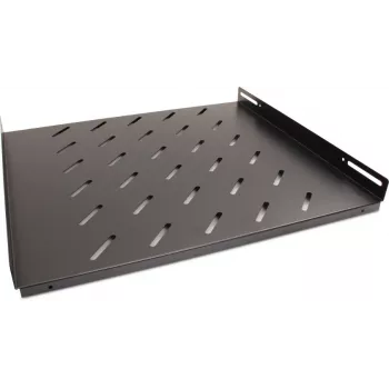 Getfort 60cm Fixed Rack Shelf 1U 19-inch Black 20kg