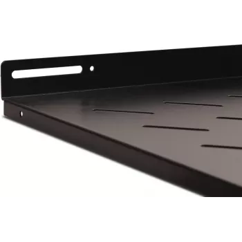 Getfort 60cm Fixed Shelf for Rack Cabinet 1U 19 inch Black 50kg