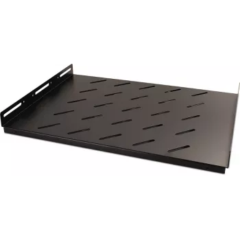 Getfort 60cm Fixed Shelf for Rack Cabinet 1U 19 inch Black 50kg