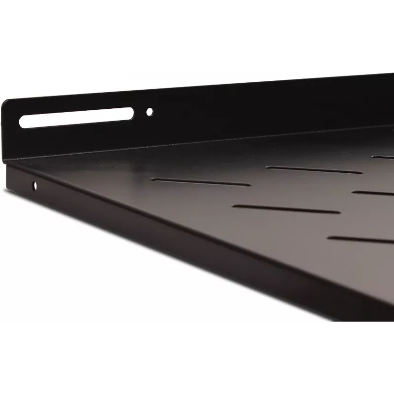 Getfort 100cm Fixed Rack Shelf 1U 19 inch Black 80kg
