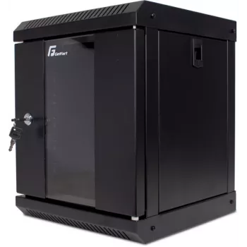 GETFORT WGF06-33EH-WGB 10 collu 6U sienas stiprinājuma skapis 300x300mm melns