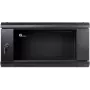 GETFORT ECO v2 19 collu 4U 600x450 sienas stiprinājuma skapis, melns