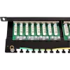 Patch Panel FTP Cat.5e 24 Port 0.5U Black GETFORT PGF-5EFTP24-B8