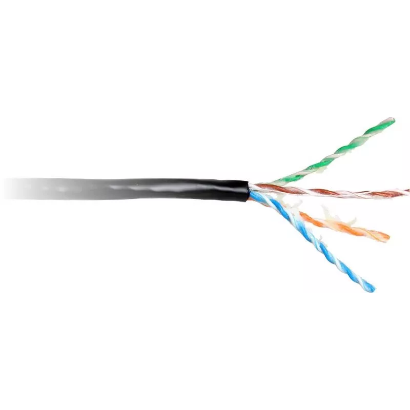 GETFORT CAT.6 U/UTP Outdoor Gel-Filled Twisted Pair Cable 305m Black