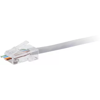 GETFORT RJ45 Cat.6 UTP Pass-Through Modular Plug 8P8C (100-Pack) - Caurspīdīgs