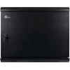 GETFORT CALI 9U 600x600 sienas servera skapis ar cieto tērauda durvīm - melns