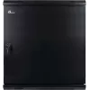 GETFORT 19 inch sienas stiprinājuma skapis 12U 600x600 mm ar cietā tērauda durvīm, melns