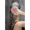 GLOV Bubble Burst 3-in-1 Silicone Body, Scalp & Back Scrubber and Massager - Rose Pink