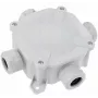 PAWBOL A.0035 Virsmas montāžas hermētiskā sadales kārba PG16, IP67 (5x4mm²), Pelēka