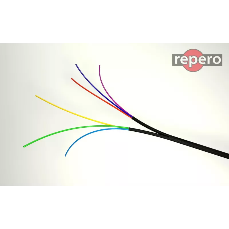 REPERO 735 Industry Warning Tape 25mm x 25m White-Black
