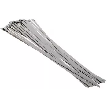 Nerūsējošā tērauda stiprinājuma lente 14,4 mm x 0,36 mm x 25 m BRADAS