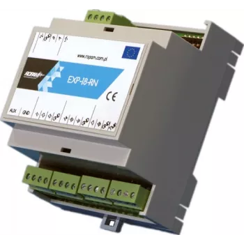 ROPAM EXP-I8-RN-D4M I/O paplašinātāja modulis - 8 ieejas, 4 releju izejas, RN kopne