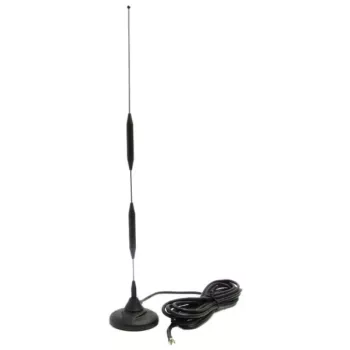 ROPAM AT-GSM-MAG-9dBi GSM antena, 9 dBi, SMA vīrišķais, magnētiskā pamatne, 3m kabelis, melna