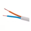 ELEKTROKABEL OMY 2x1mm² H03VV-F elektriskais kabelis balts 100m
