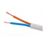 ELEKTROKABEL OMY 2x1mm² H03VV-F elektriskais kabelis balts 100m