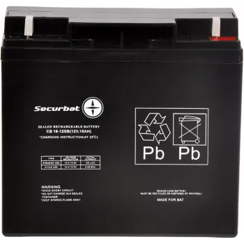 POWERBAT SECURBAT 18-12 AGM akumulators 12V 18Ah