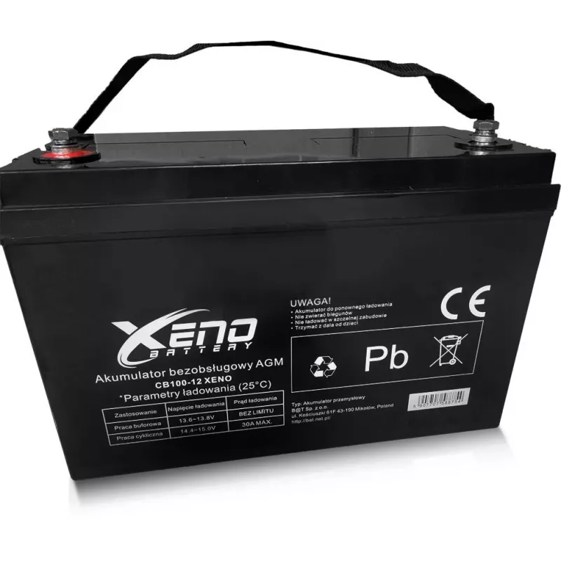 BAT Xeno Black 12V 100Ah AGM akumulators