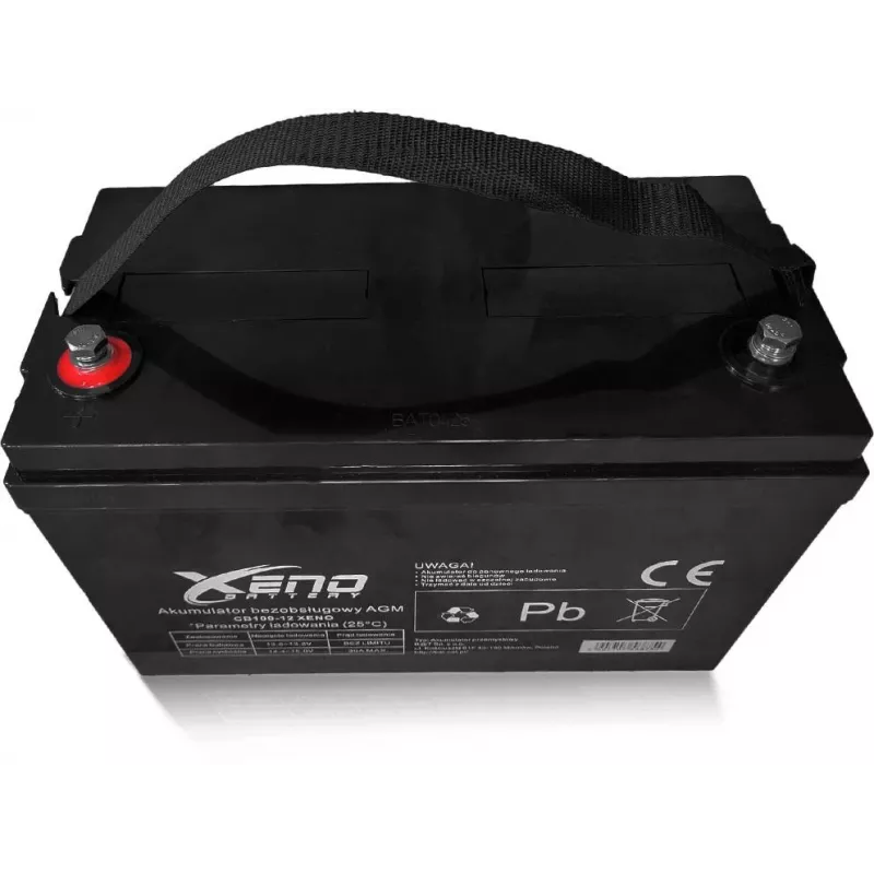 BAT Xeno Black 12V 100Ah AGM akumulators