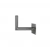 CORAB USL-48/250AL Leņķveida sienas kronšteins 48 mm stabam, 250 mm atkāpe, alumīnijs, sudrabs