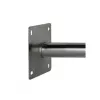 CORAB USL-48/250AL Leņķveida sienas kronšteins 48 mm stabam, 250 mm atkāpe, alumīnijs, sudrabs
