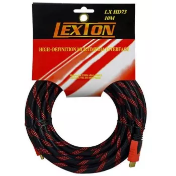 LEXTON HDMI-HDMI v1.4 kabelis 10m Melns