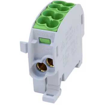 SIMET SCB 25 Atzarošanas sadales bloks Al/Cu 80-110 SIMBLOCK, zaļš 81501005