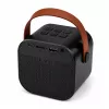 LEAN Karaoke Set Bluetooth Speaker Two Microphones LED Lights Black