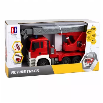 LEAN TOYS Fire Truck with 660° Rotating Boom, Remote Controlled RC 1:20