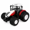 LEAN TOYS Attālināti vadāms RC lauksaimniecības traktors ar piekabi un govs figūru 1:24