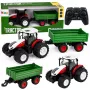 LEAN TOYS Attālināti vadāms lauksaimniecības traktors ar pašizgāzēju piekabi, gaismām, skaņu 1:24
