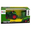 LEAN TOYS Ar tālvadību vadāms lauksaimniecības traktors ar kravas piekabi Farmer 1:24