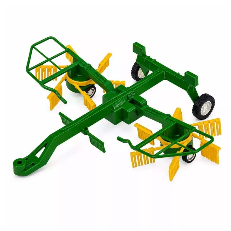 LEAN TOYS Remote Controlled Farm Tractor with Rake RC Lights 1:24