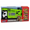LEAN TOYS Kravas auto ar celtni un transportieri, gaismas, skaņas, zaļš